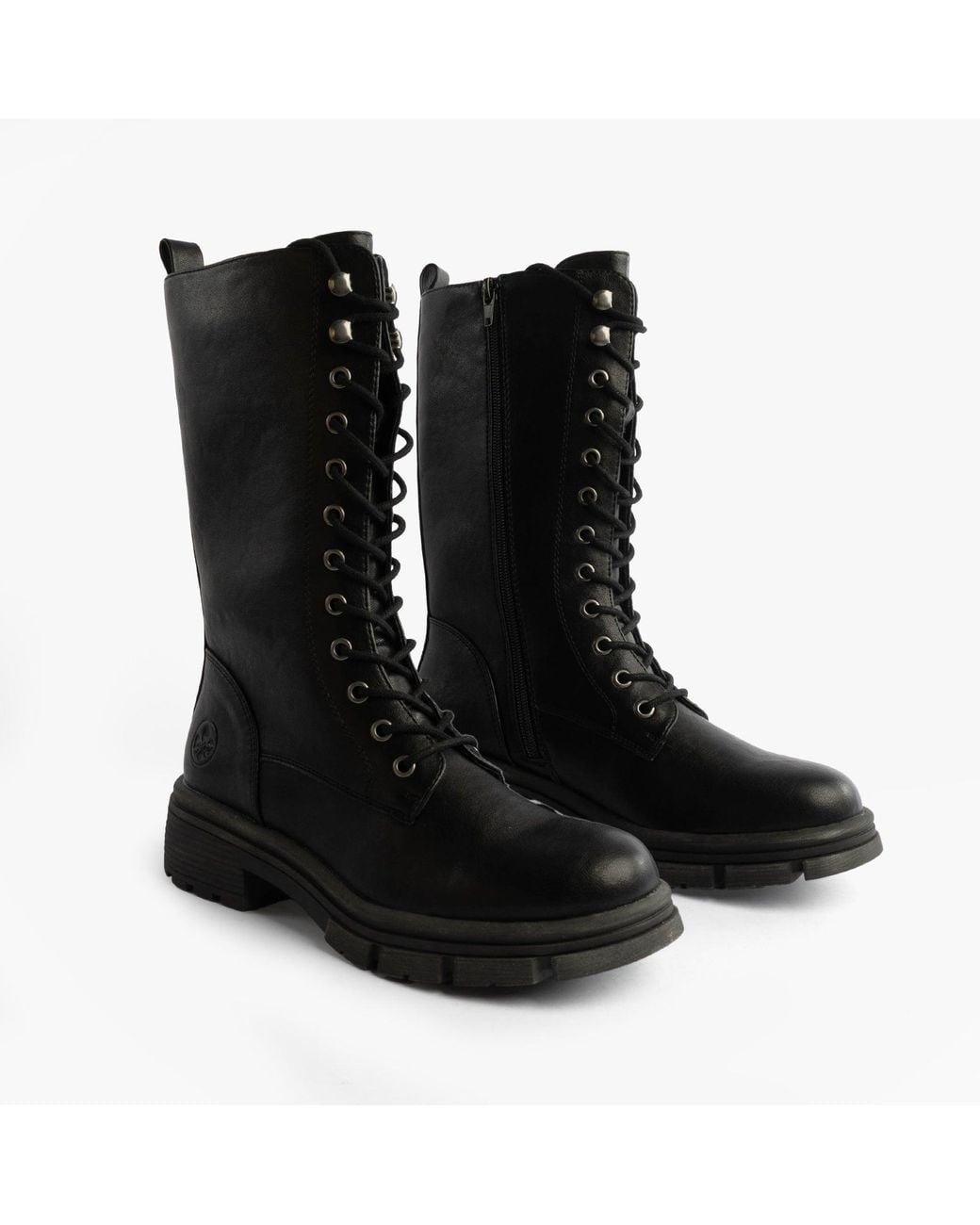Rieker Black 91440 Mid-Calf Boots