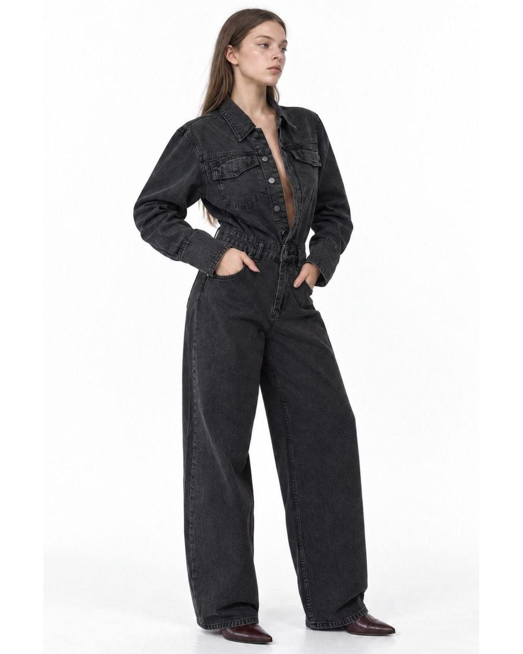 Squalo Black Jumpsuit