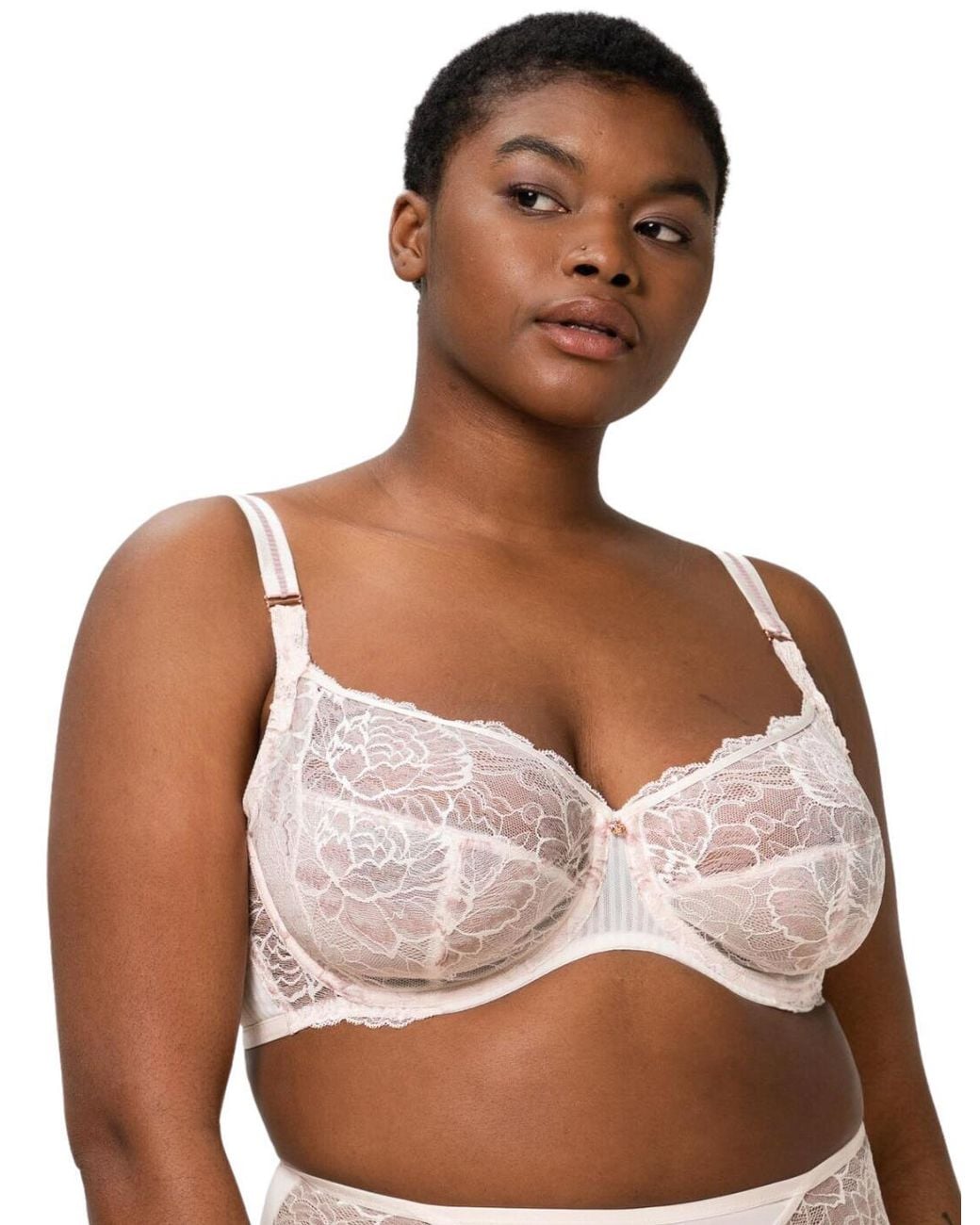 Triumph Brown Peony Florale Wired Bra
