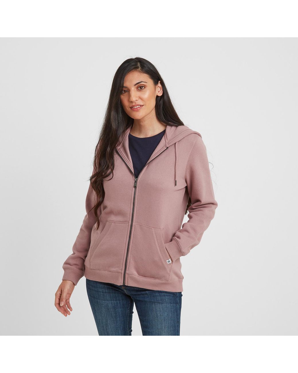 TOG24 Pink Mia Hoodie Faded Cotton
