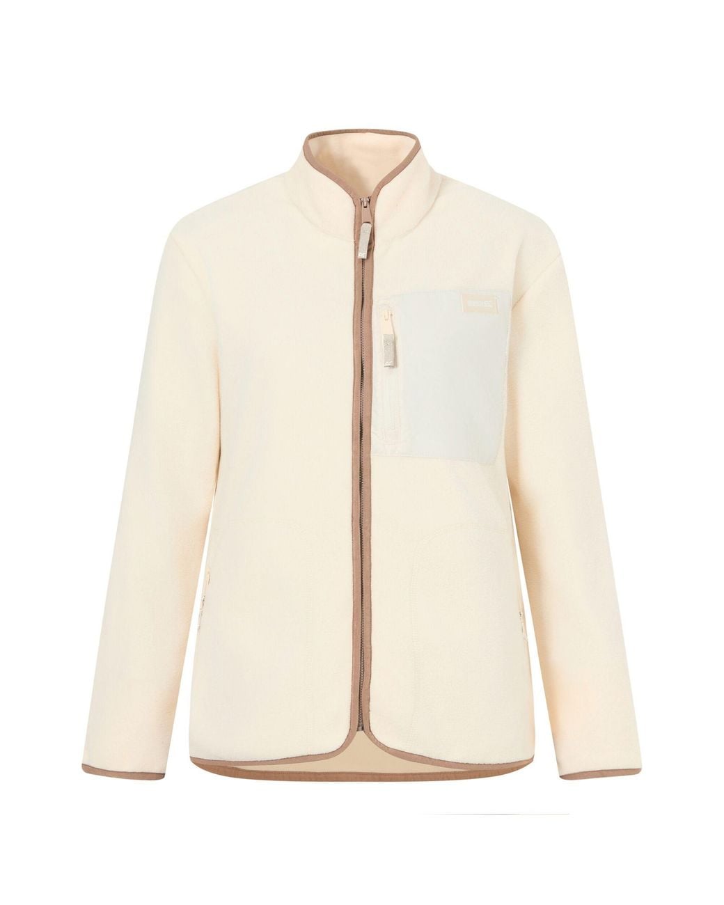 Regatta Brown Ladies Frankie Full Zip Fleece (Light Vanilla/