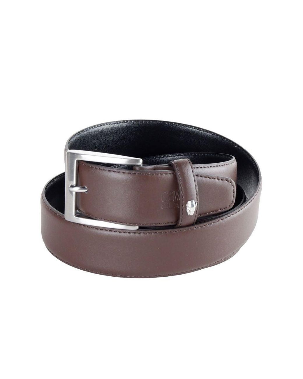 Roberto Cavalli Elegante Omkeerbare Leren Riem in het Brown voor heren