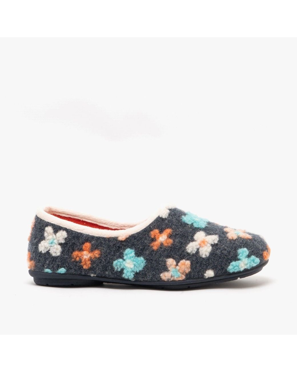 Sleeper Blue Gracie Knitted Full Slippers Multi