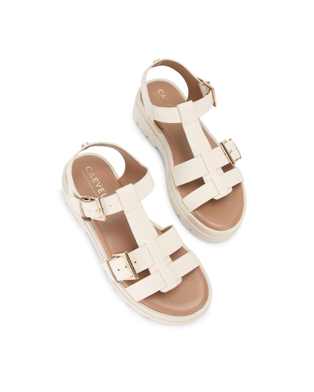 Carvela Kurt Geiger Natural Bormio Sandal Sandals