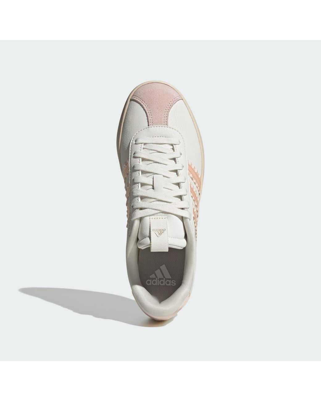 Adidas White Vl Court 3.0 Shoes