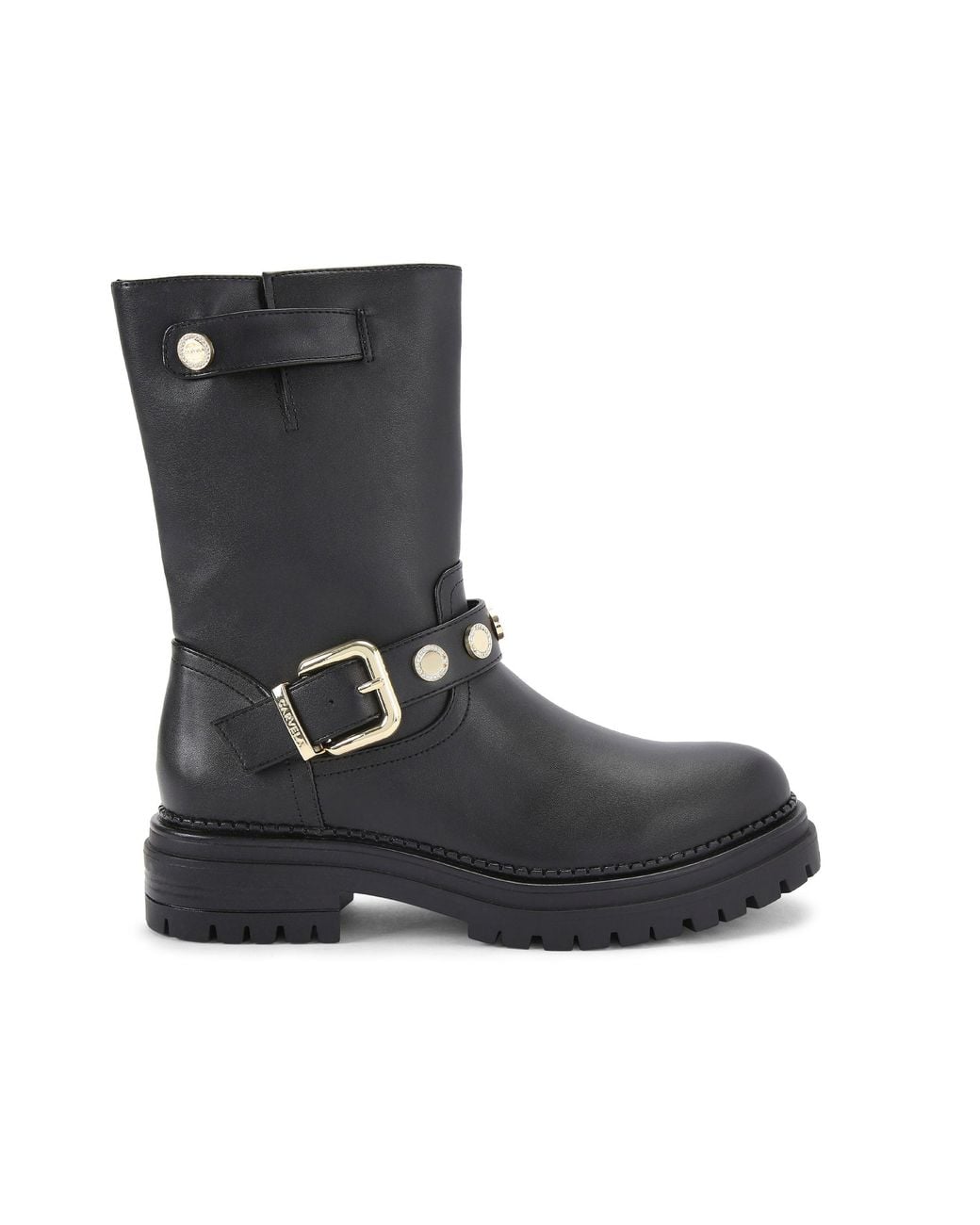 Carvela Kurt Geiger Black Headline Coin Boots