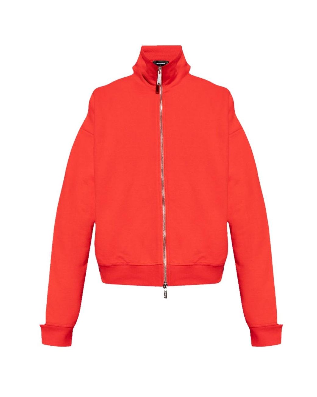DSquared² Red Logo Tape Track Jacket Cotton for men
