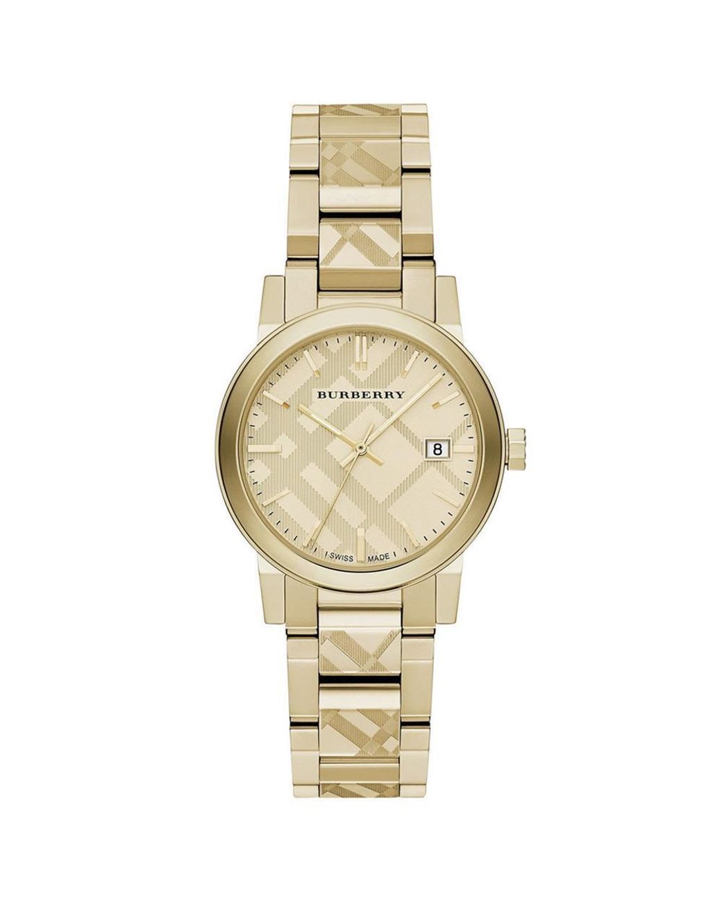 Burberry Metallic Bu9145 The City-Tone Watch
