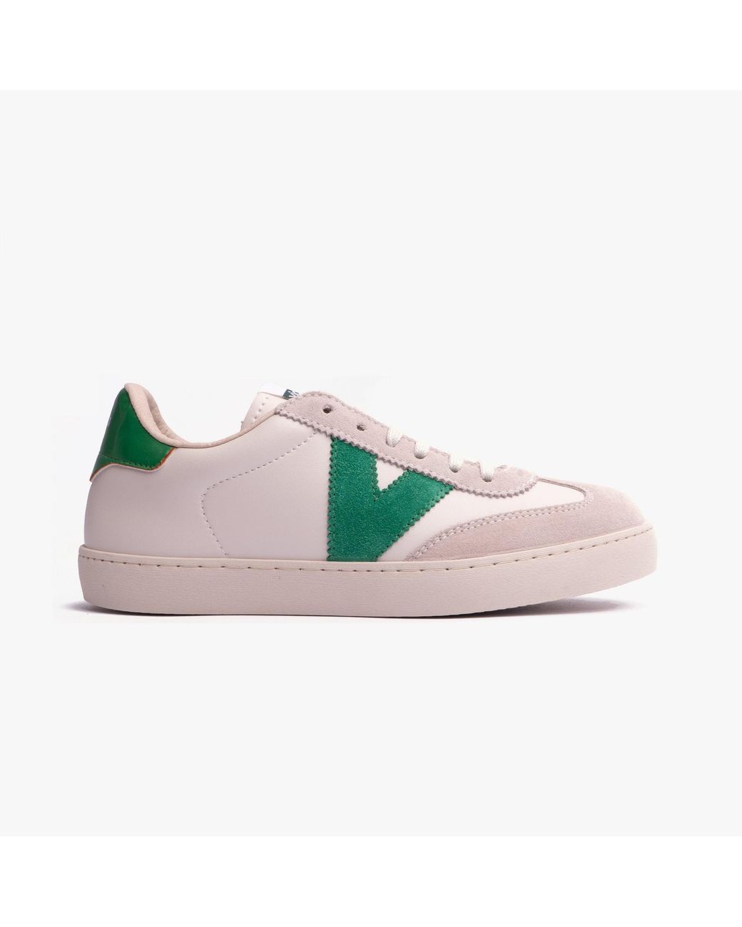 Victoria Pink Berlin Faux Leather & Split Trainers Verde