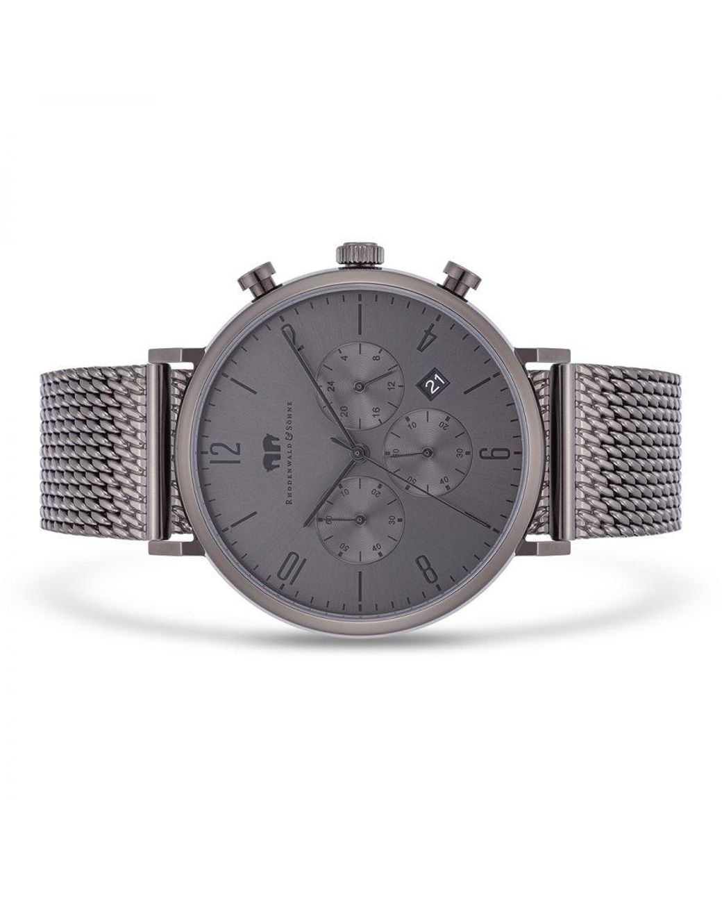 Rhodenwald & Söhne Gray Stainless Steel Watch for men
