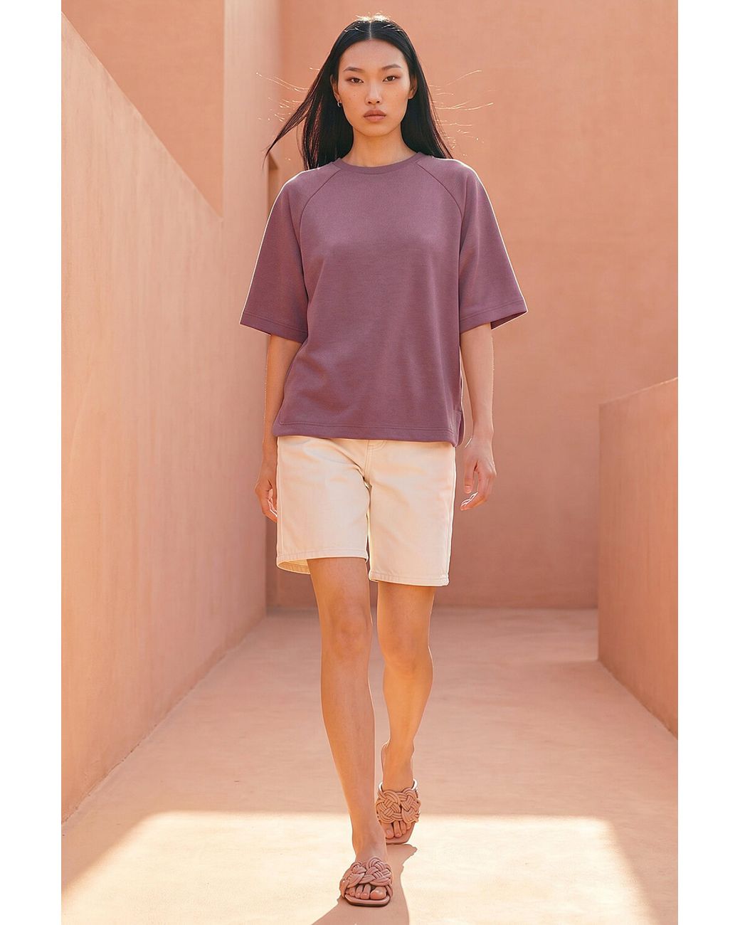D.u.s.k Purple Soft Stretch T-Shirt