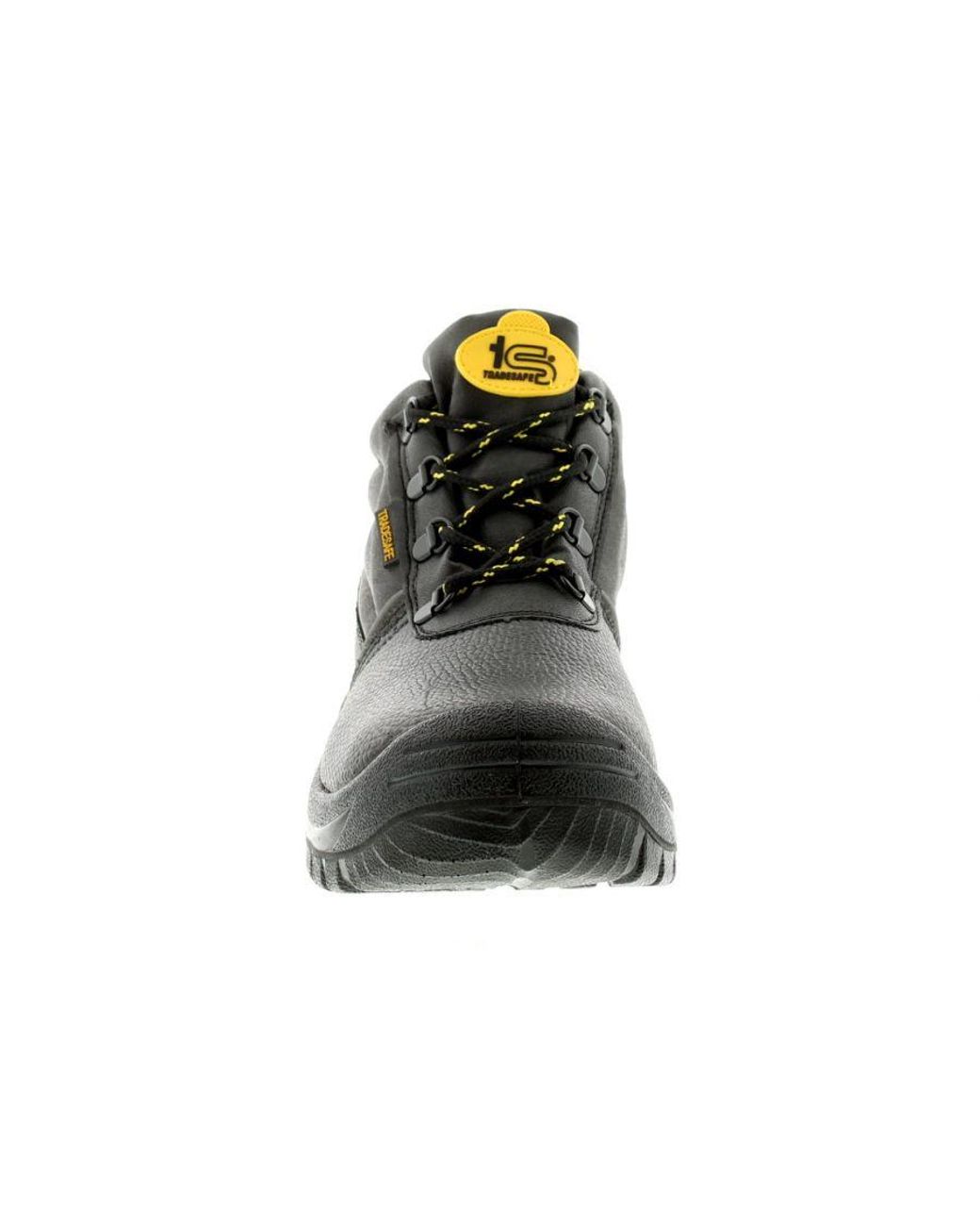 Tradesafe Black New /Gents Cuba Hi Lace Ups Work Boots Leather for men