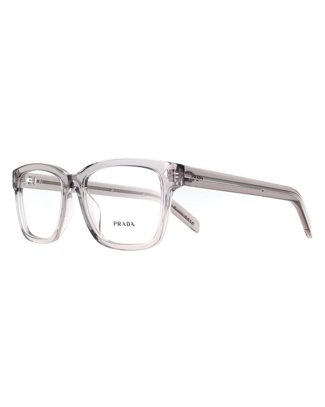Prada Metallic Rectangular Hematite Prb10V for men