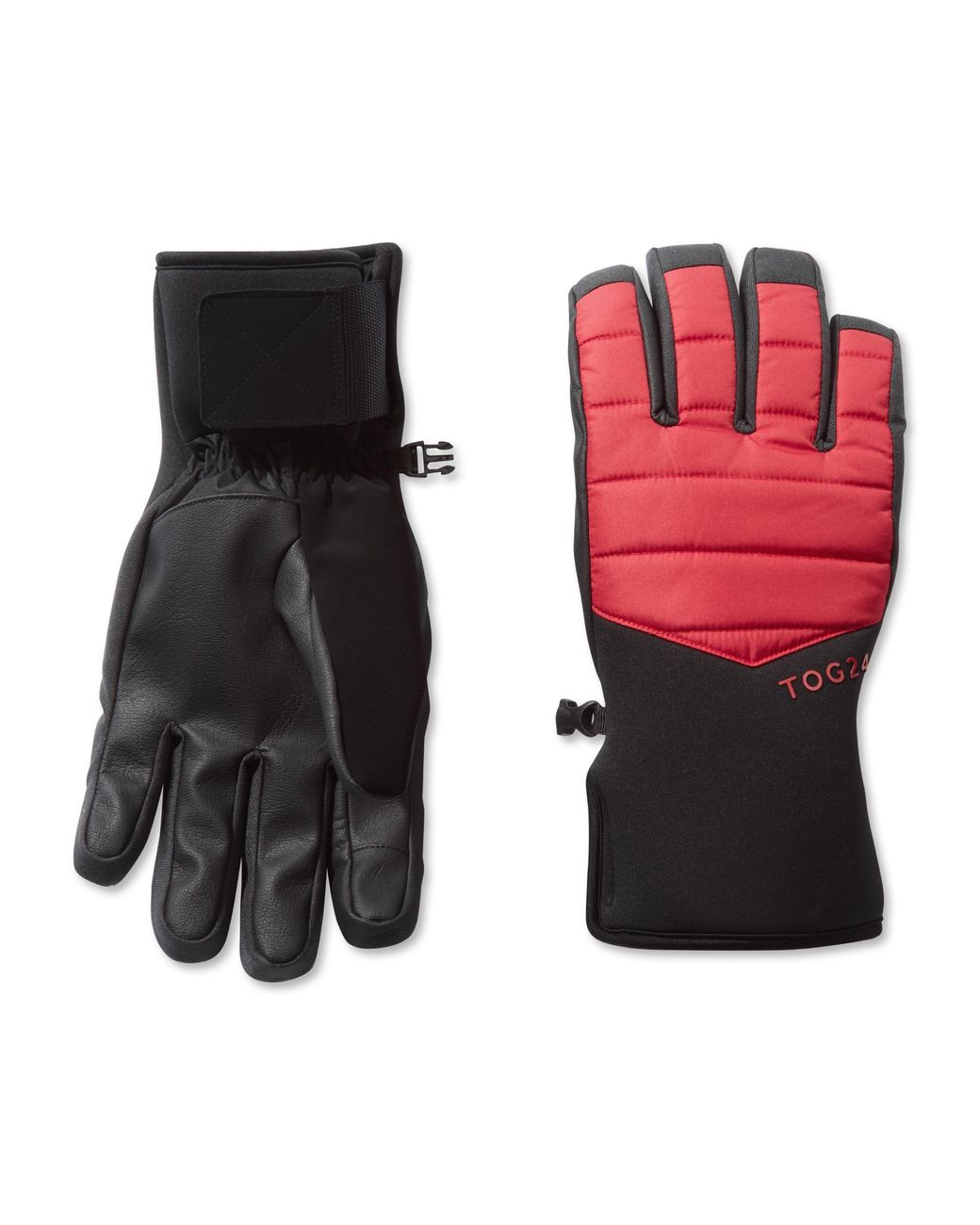 TOG24 Red Adventure Ski Gloves Chilli