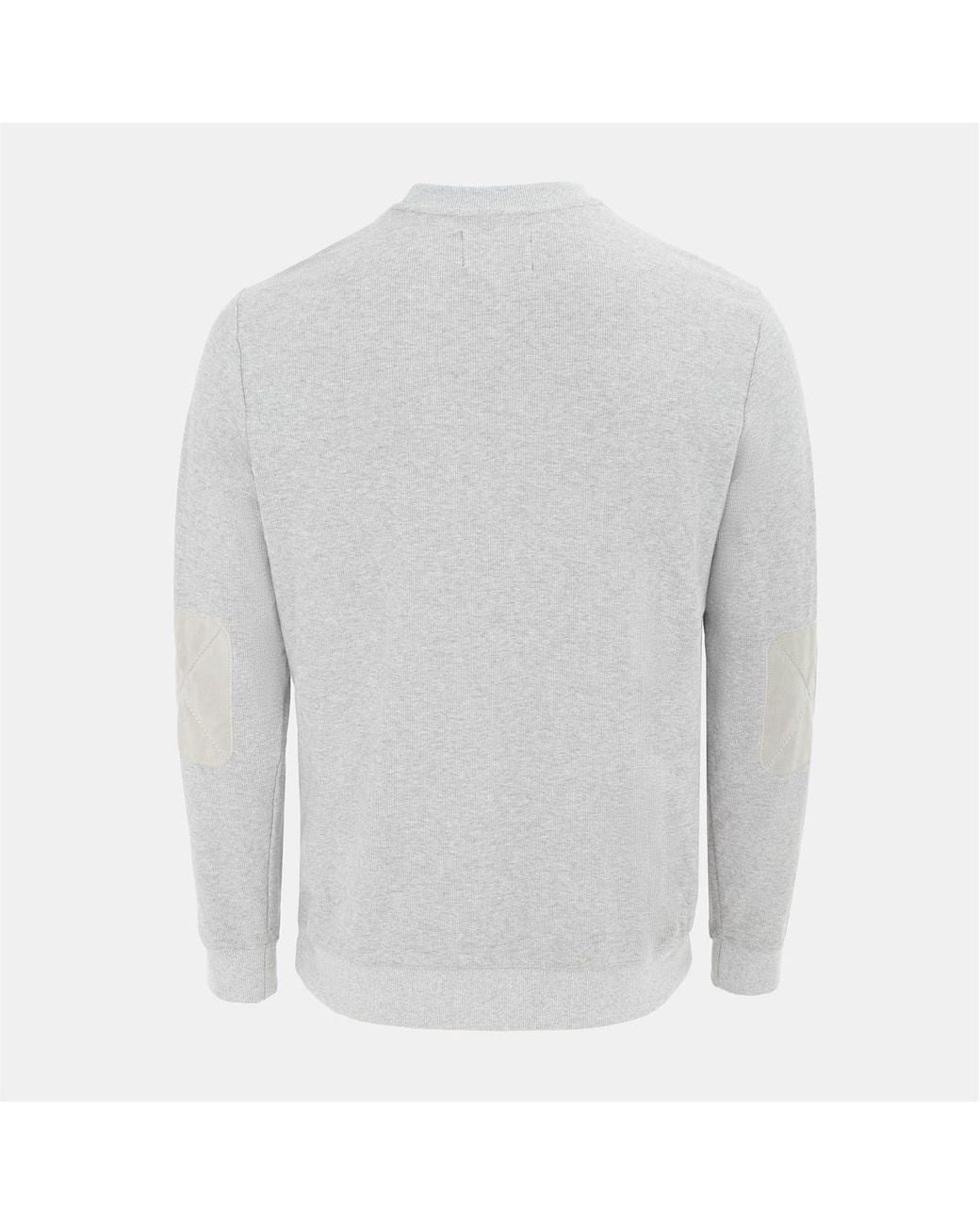 Howick Gray Crew Neck Jumper for men