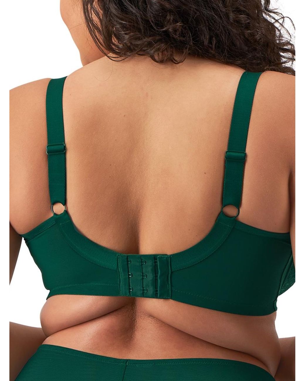 Elomi Green Brianna Plunge Bra Rainforest