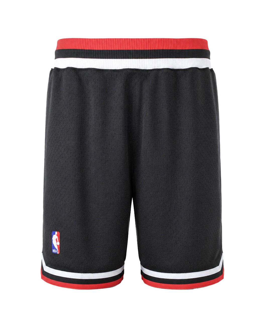 Mitchell & Ness Black Nba Chicago Bulls Authentic Shorts Cotton for men