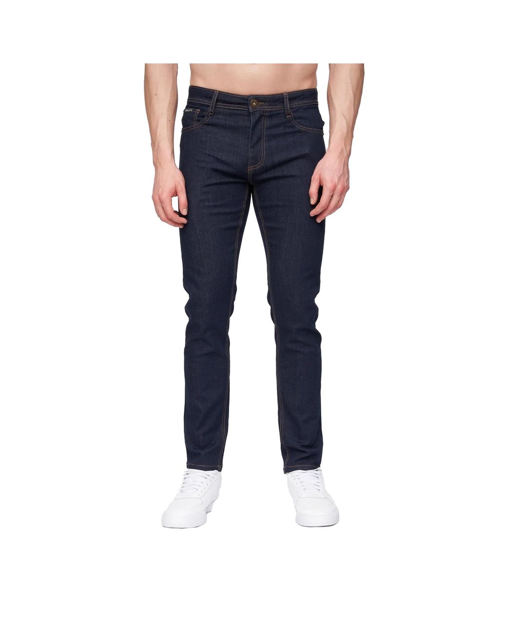 Henleys Blue Mayhen Slim Jeans (Raw Wash) for men