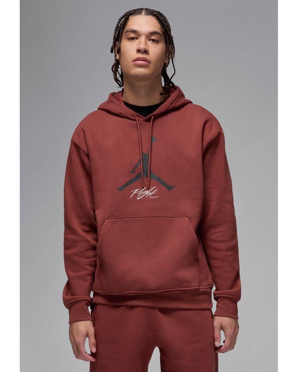 Nike Red Jordan Essentials Baseline Hoodie for men