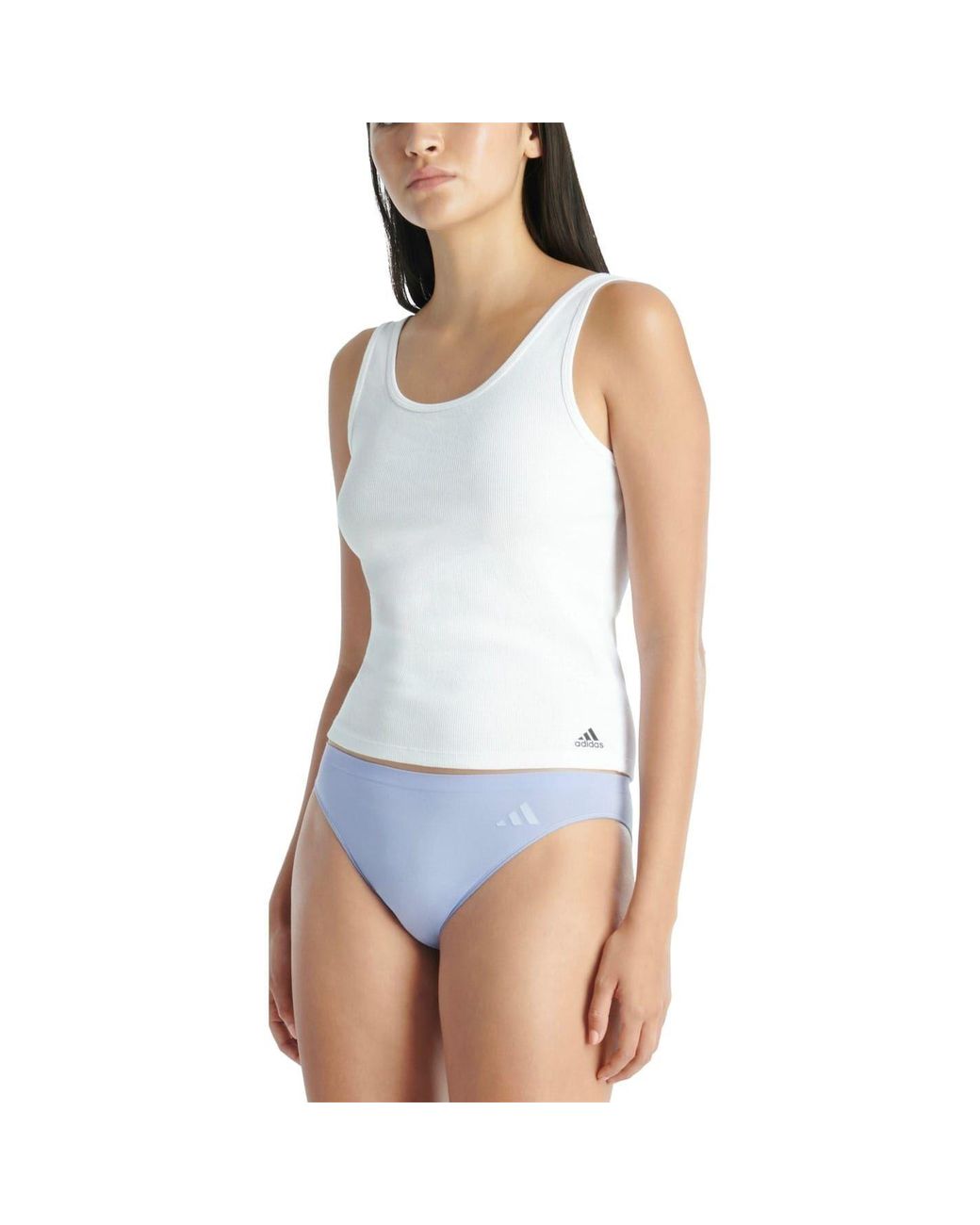 Adidas Blue Low Rise Bikini Brief