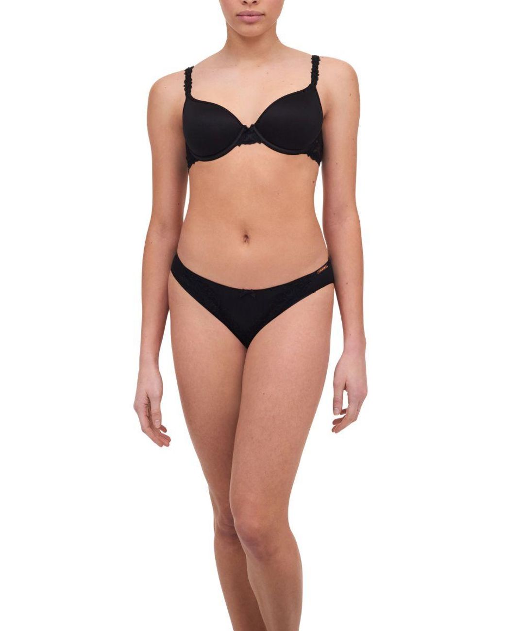 Chantelle Black C26060 Champs Elysees T Shirt Bra