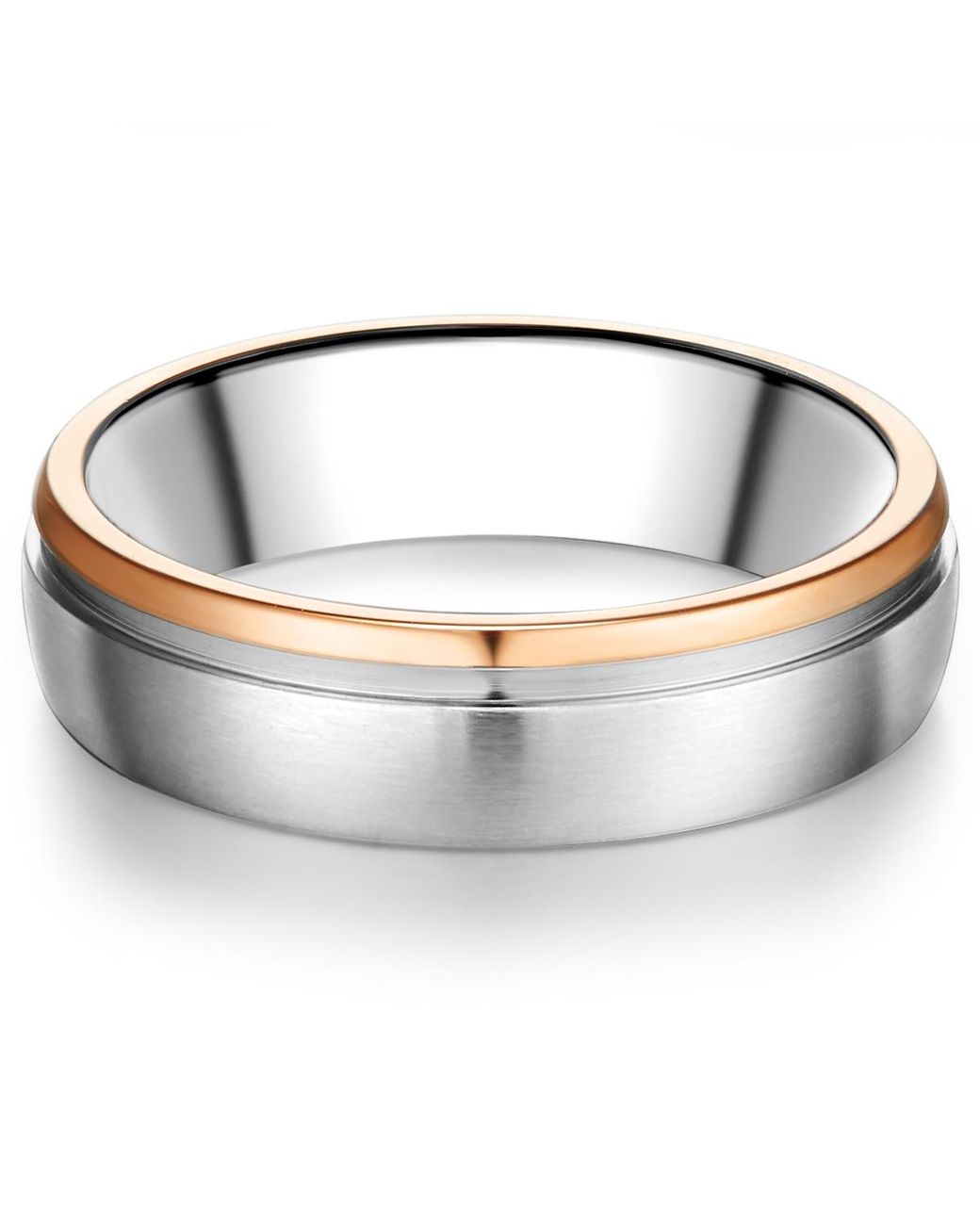 Tresor 1934 Metallic Trilani Stainless Steel Ring for men