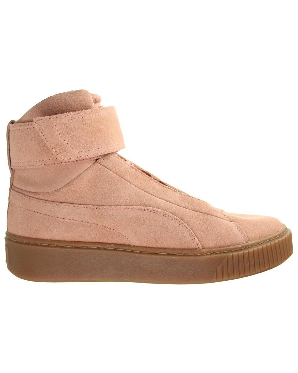 PUMA Brown Platform Mid Ow Trainers Leather