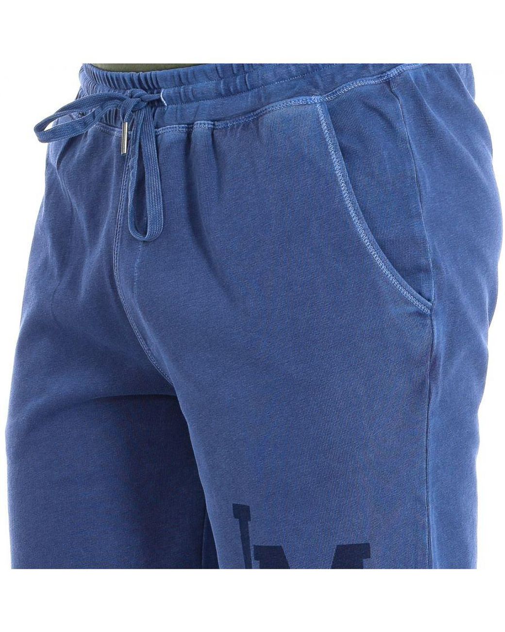 La Martina Blue Tmb305-Js329 Sports Shorts for men