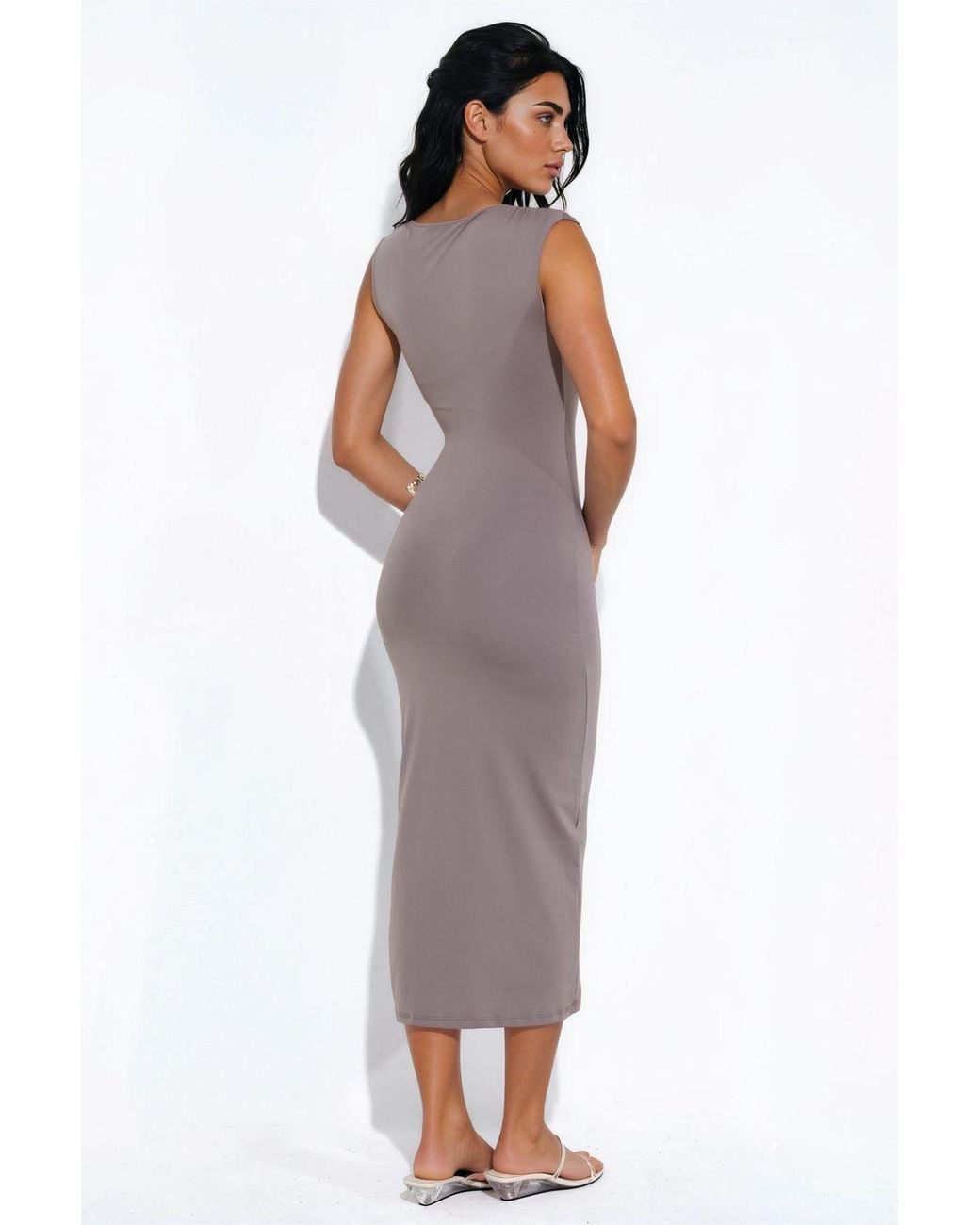 Busem Purple Sleeveless Maxi Dress