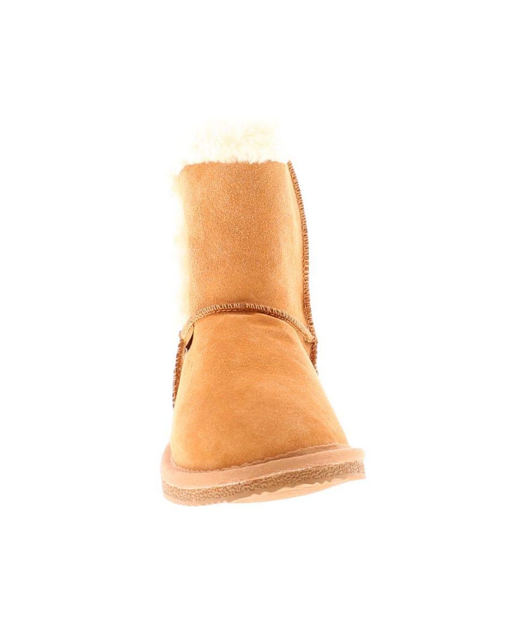 Hush Puppies Brown Suede Bootie Memory Foam Slippers