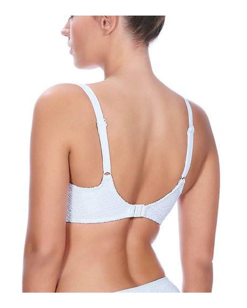Freya White Sundance Sweetheart Bikini Top