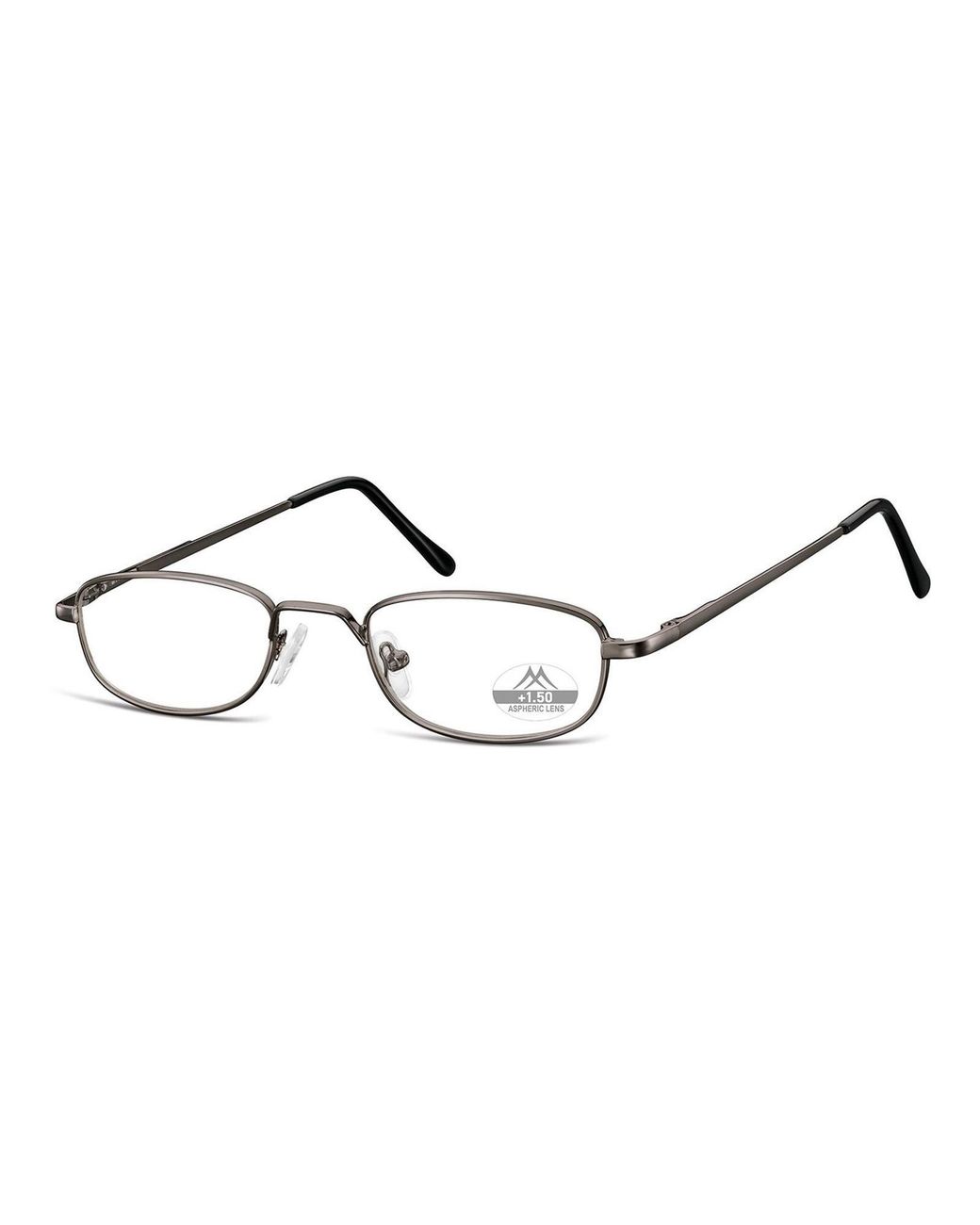 Montana Metallic Reading Glasses Gunmetal Hmr63 2.50