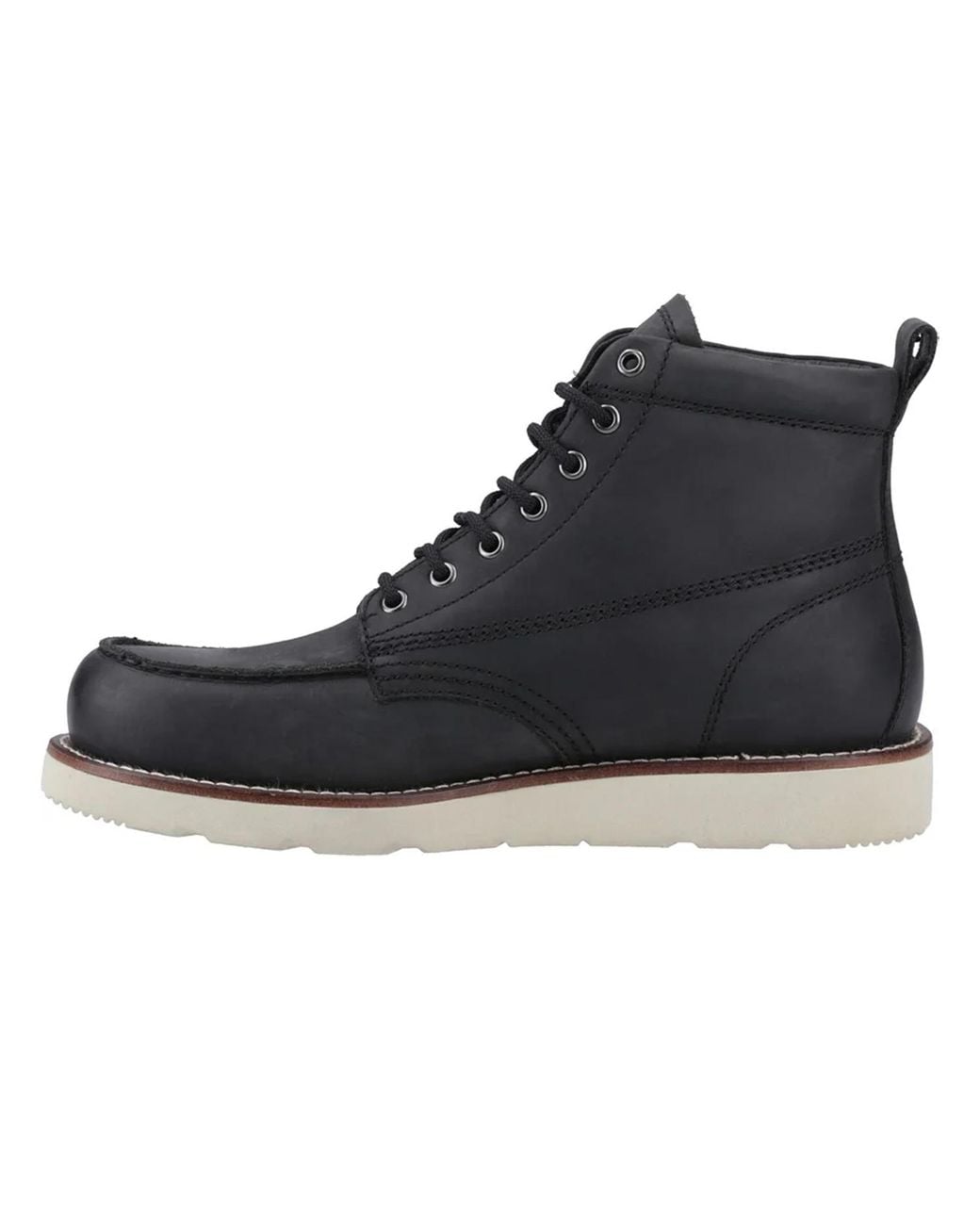 Jack & Jones Black And Toronto Leather Boots for men