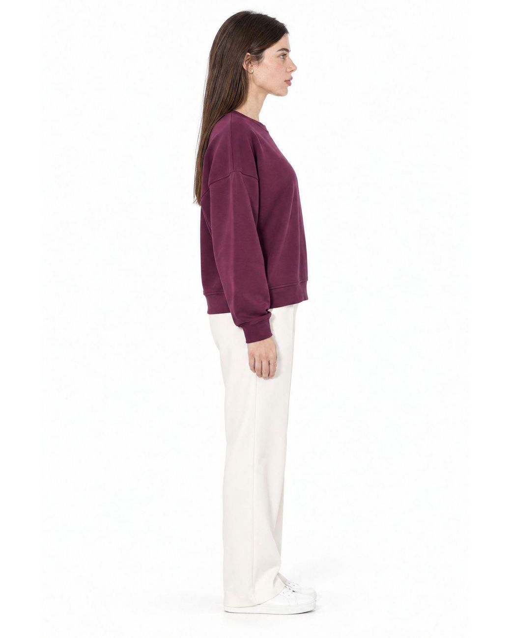 Busem Purple Pullover Sweatshirt