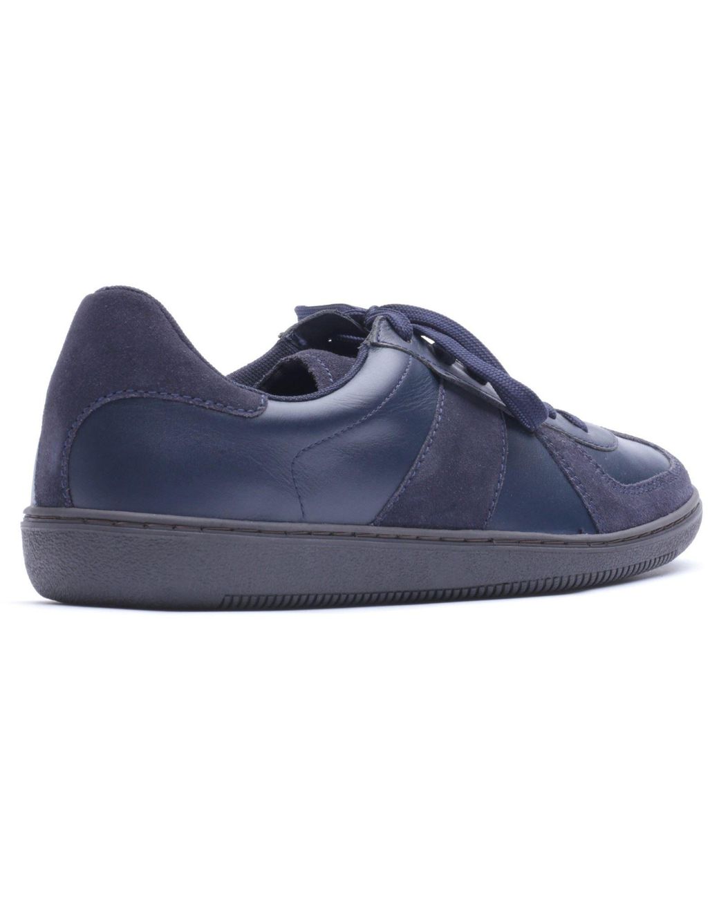 Base London Blue Tommo Leather Trainers for men