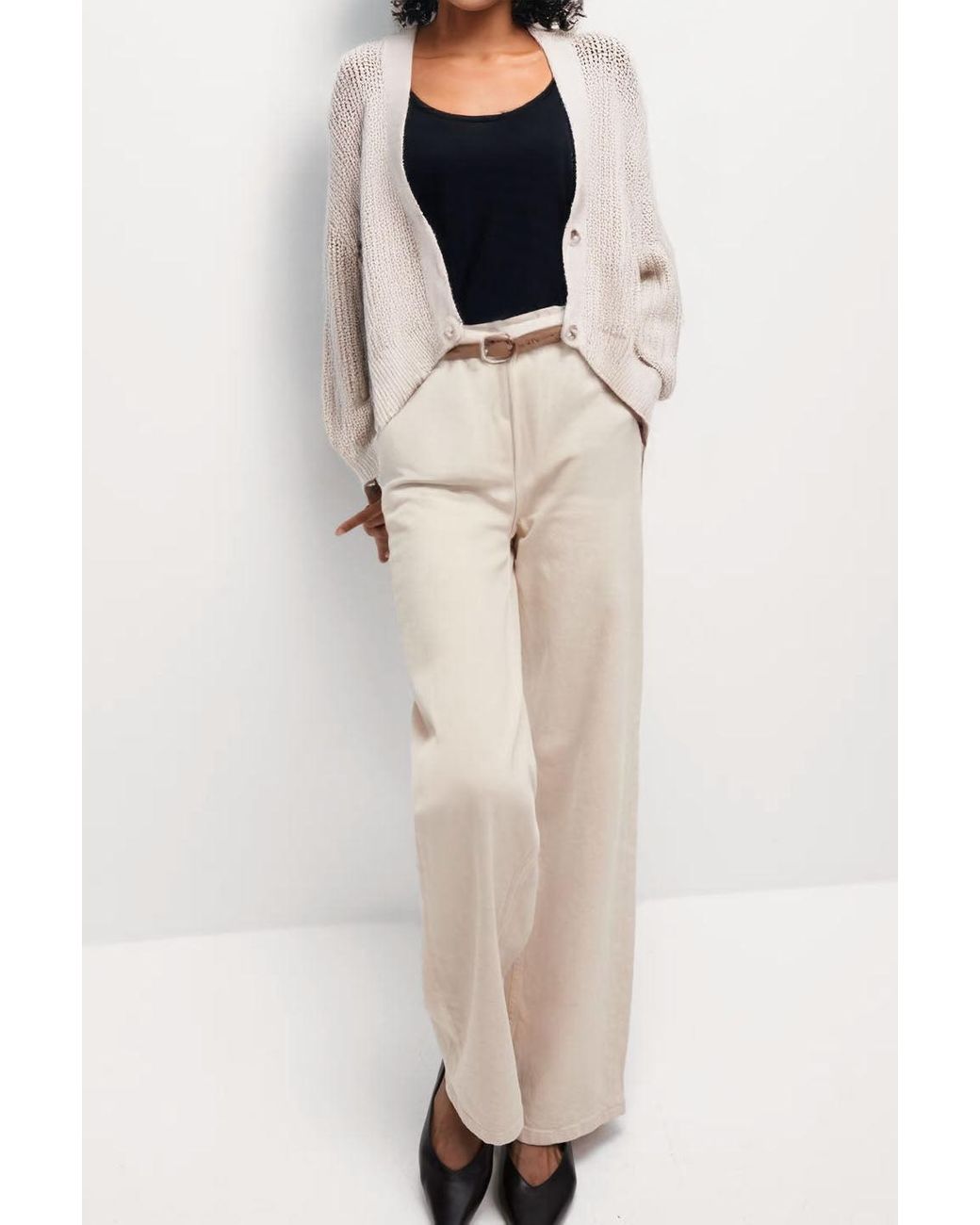 Secret Label Natural Wide Leg Coloured Jeans