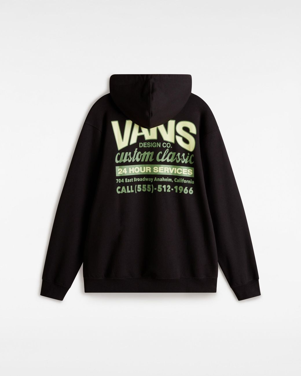 Vans Black Shop Front Hoodie for men