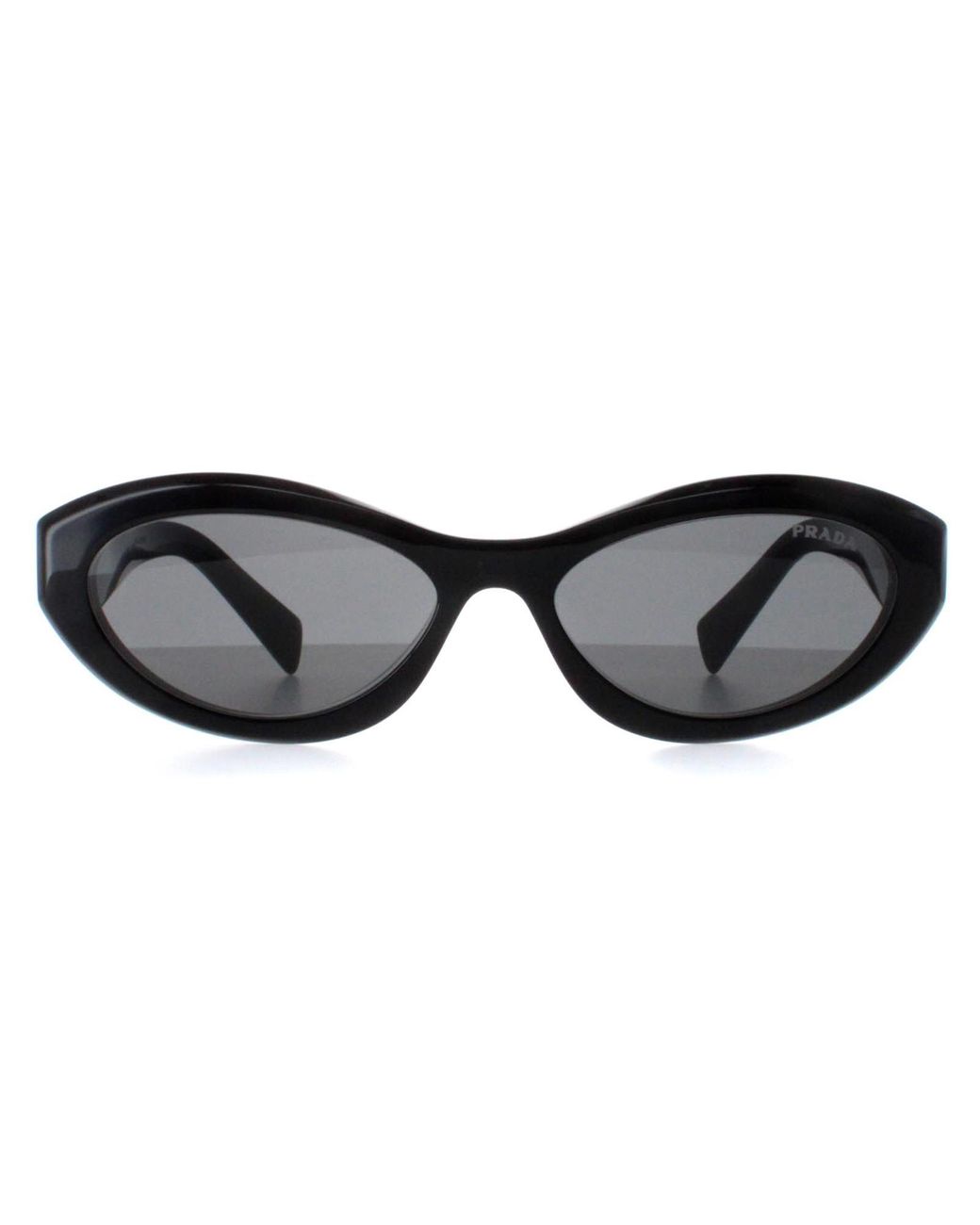 Prada Black Oval Dark Pr26Zs