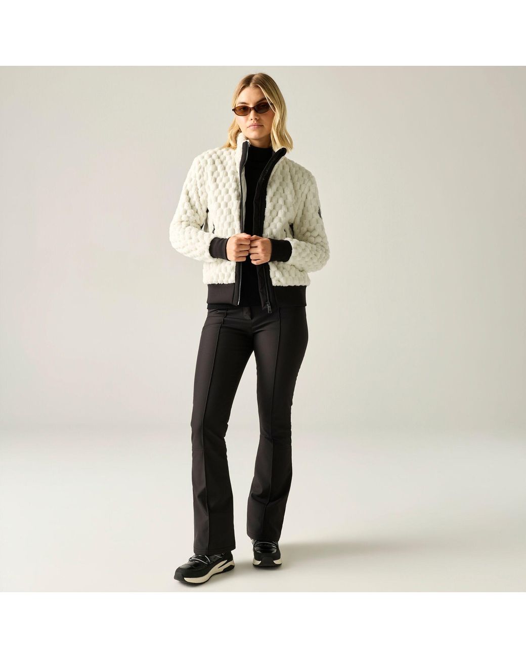 Dare 2b Black Ladies Glitz Padded Jacket (Egret)