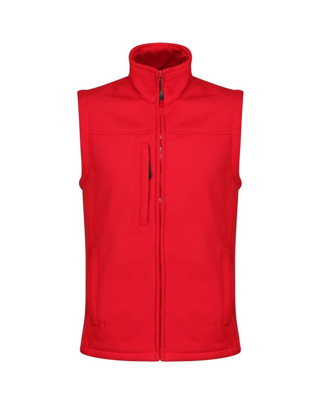 Regatta Red Flux Softshell Bodywarmer Sleeveless Jacket Water Repellent And Wind Resistant (Classic) for men