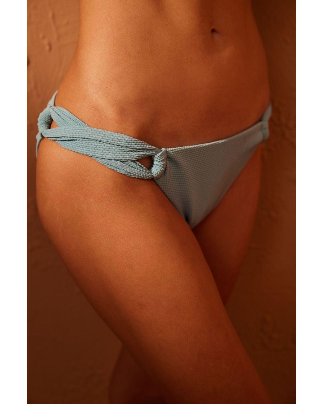 Penti Brown Low-Waist Solid Hipster Bikini Bottoms