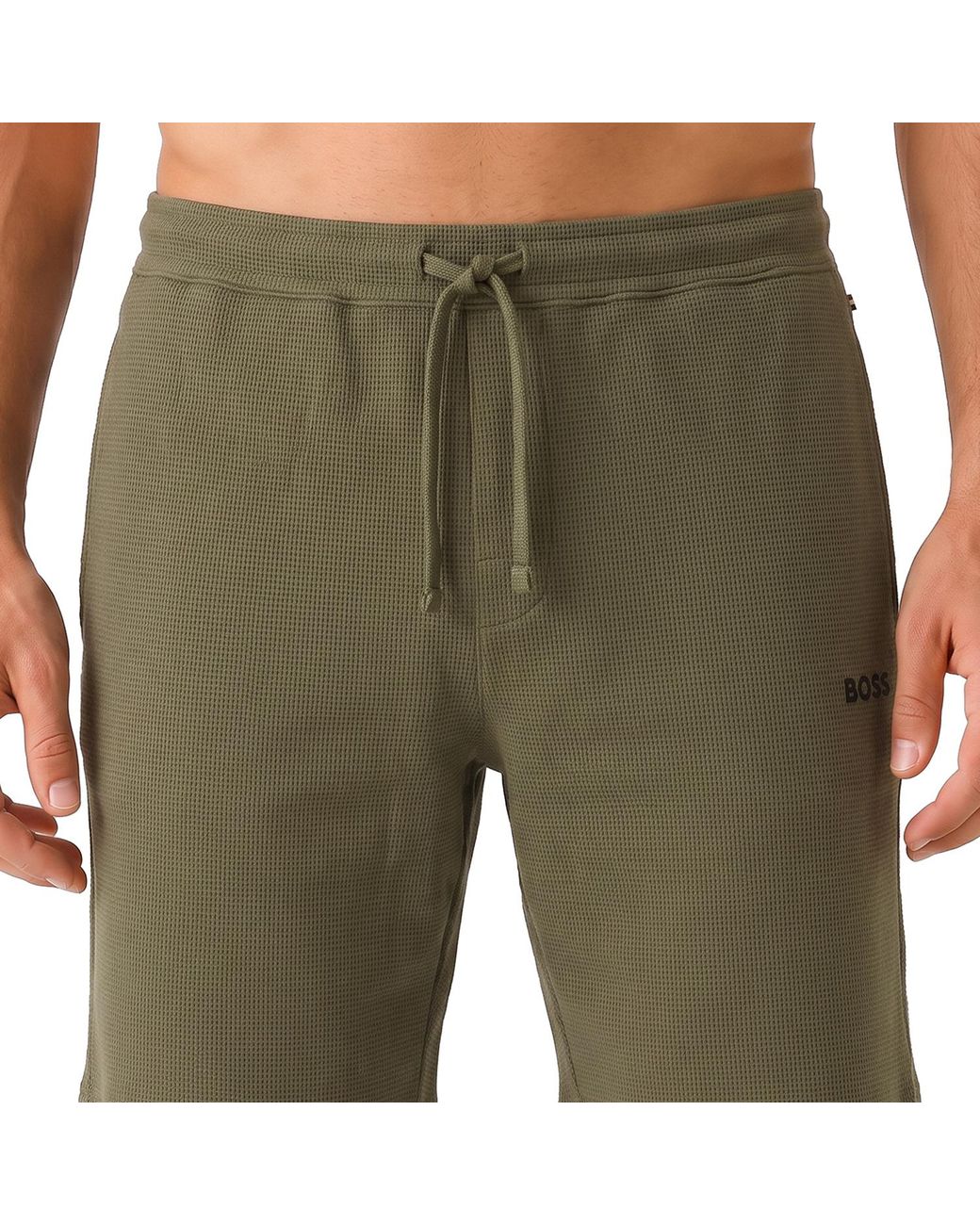 Boss Green Cotton Sports Shorts 50535884 for men