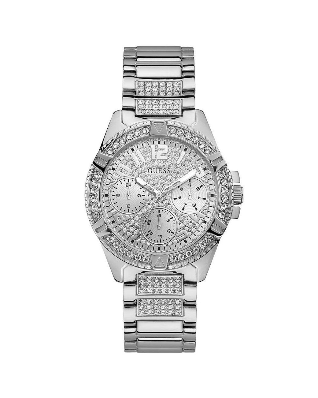 Guess Metallic W1156L1 Ladies Frontier Watch Stainless Steel