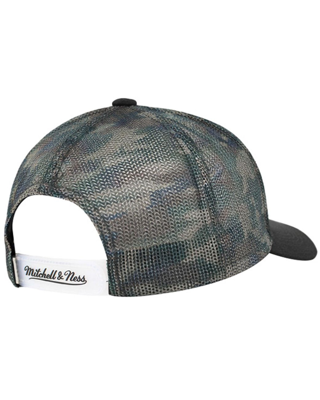Mitchell & Ness Black Nba Milwaukee Bucks Squad Camo Cap