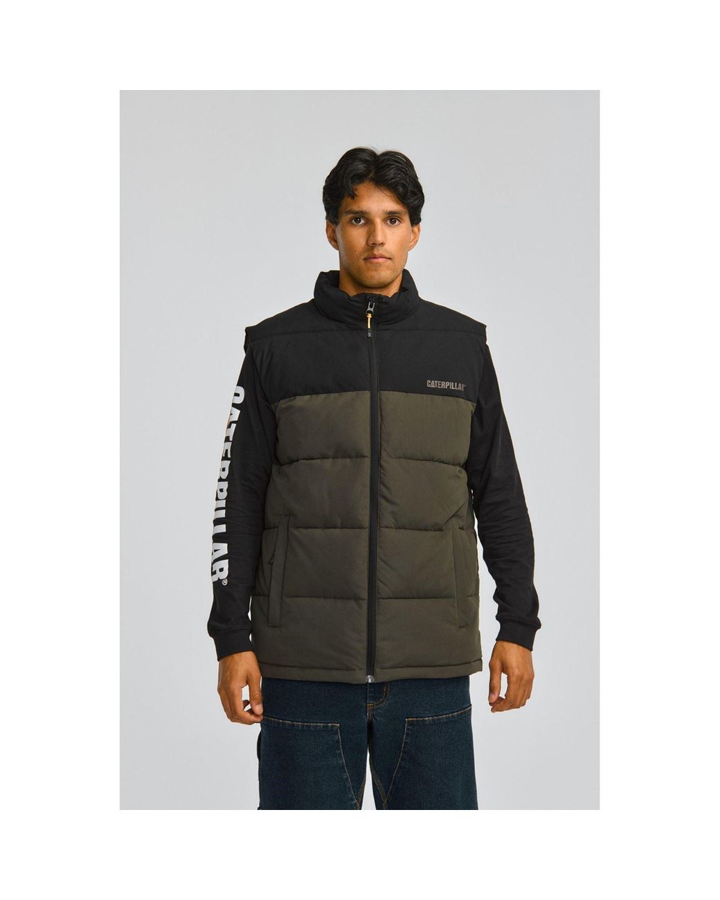 Caterpillar Gray Arctic Zone Gilets for men