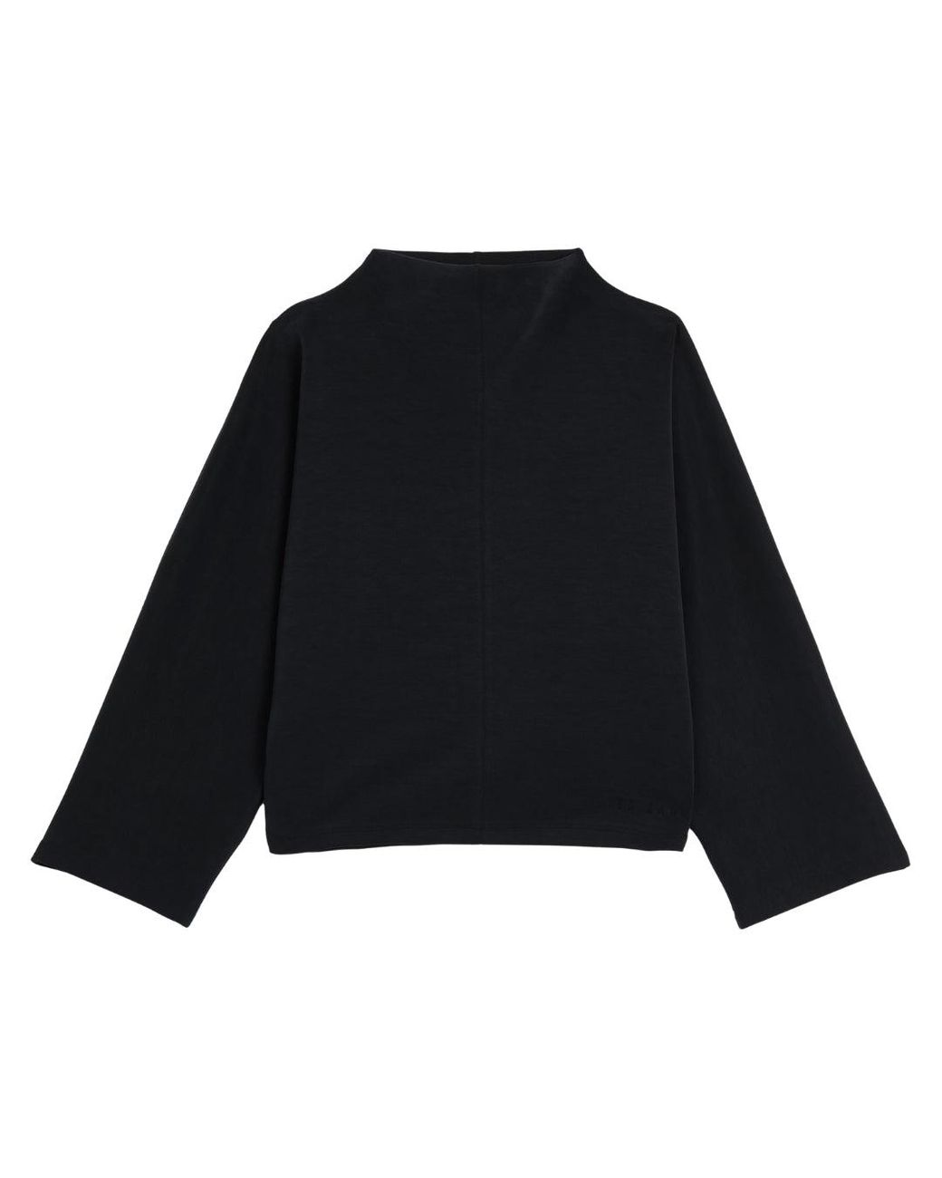 Ted Baker Black Kenseyy Cupro Funnel Neck Sweater