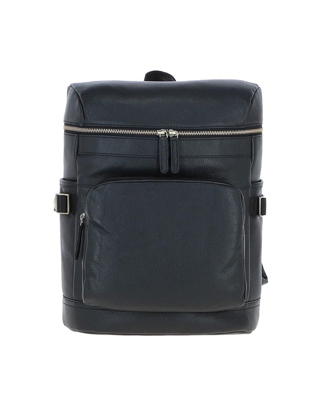 Ashwood Leather Black Classic Laptop Rucksack for men
