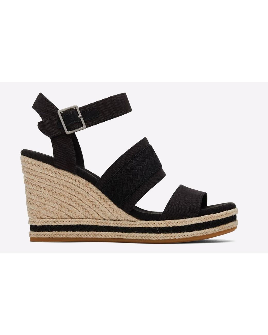 TOMS Black Madelyn Sandals