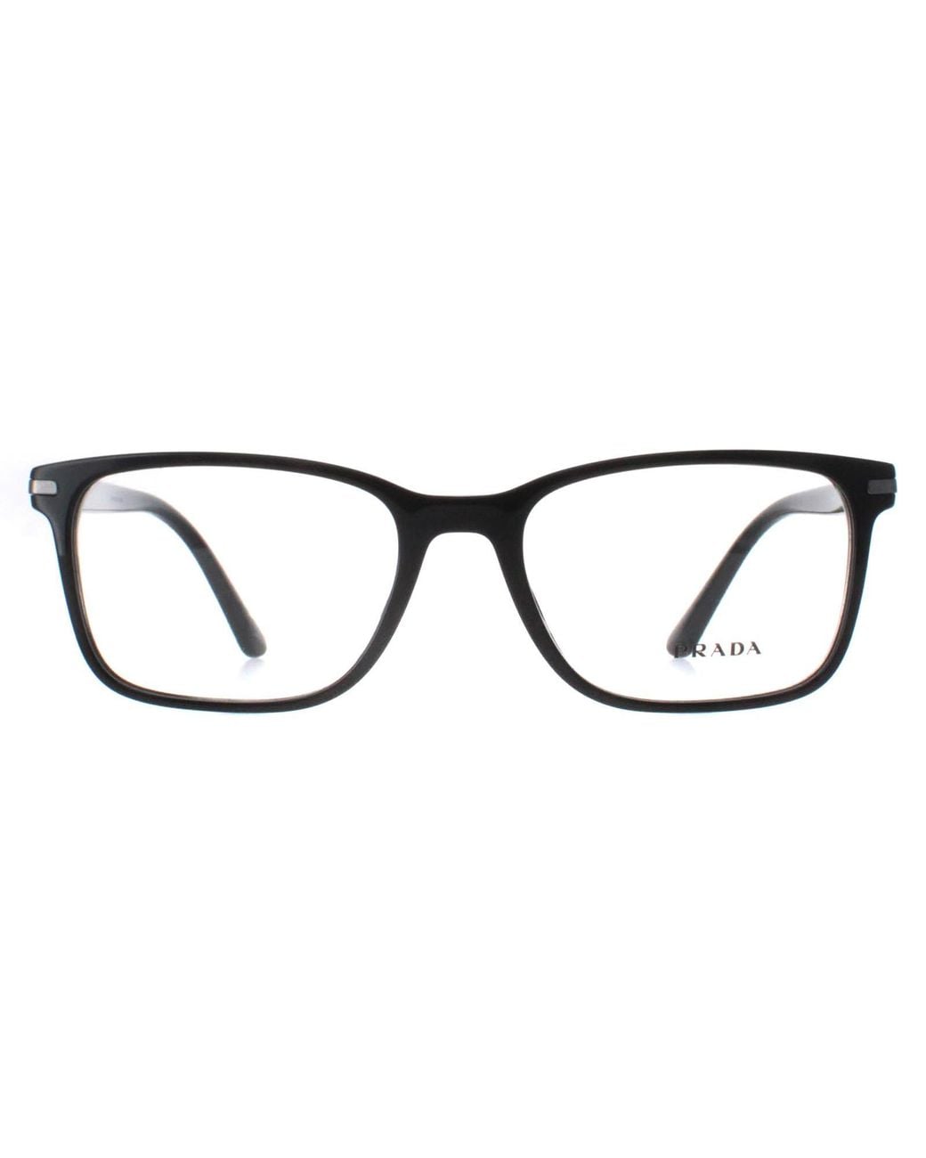 Prada Black Rectangular Pr14Wv for men