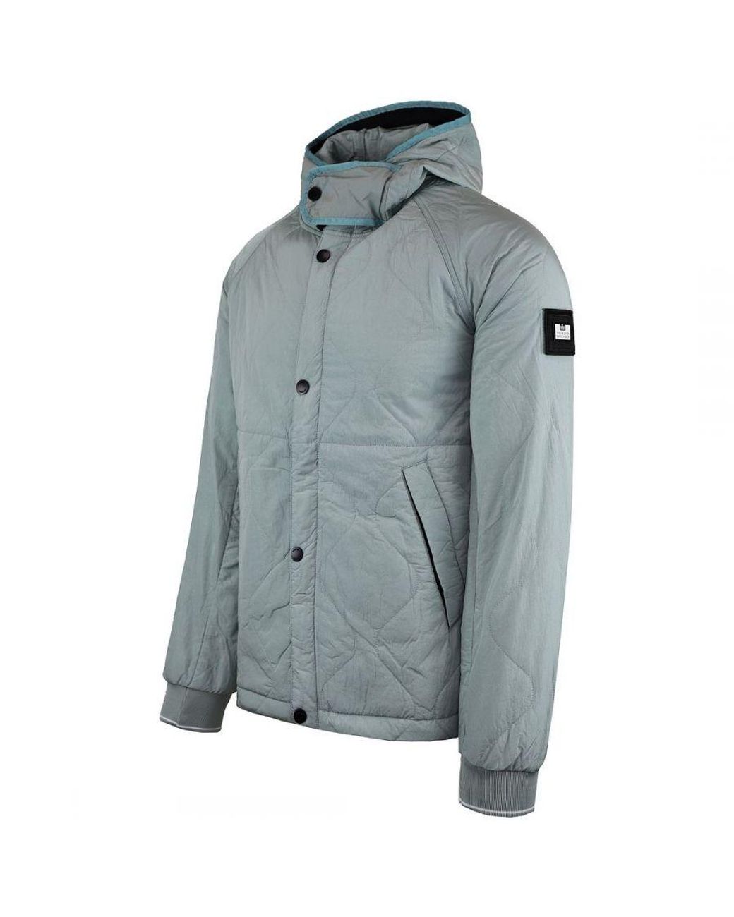 Weekend Offender Gray Retro 80's Manilla Ice Jacket for men